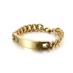 Bracciale In Titanio Da Uomo Fashion Bend