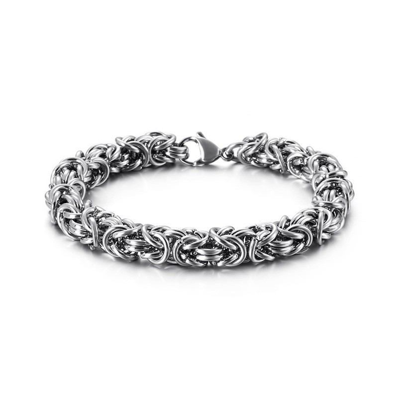 Bracciale In Titanio Intrecciato Ad Anello Bracciale In Titanio Intrecciato Ad Anello
