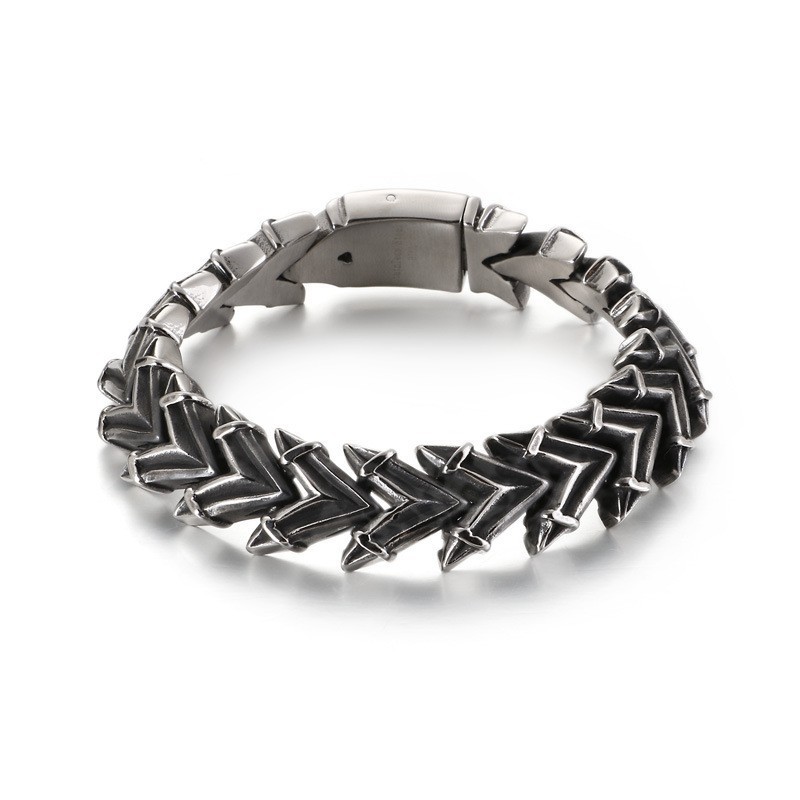 Bracciale Da Uomo In Titanio, Esagerato E Chic Bracciale Da Uomo In Titanio, Esagerato E Chic