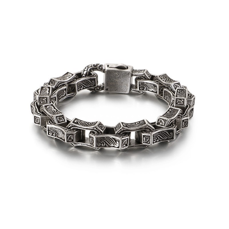 Nuovo Bracciale Chic Da Uomo In Titanio Nuovo Bracciale Chic Da Uomo In Titanio