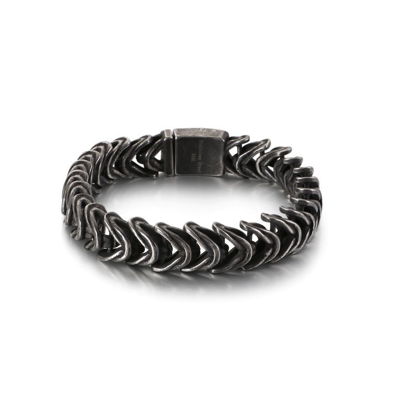 Braccialetto Da Uomo Cool Hundred Titanium Braccialetto Da Uomo Cool Hundred Titanium