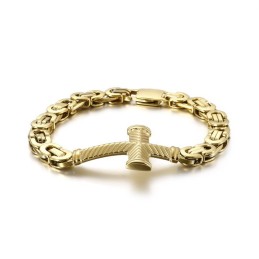 Bracciale Con Croce In Titanio Per Uomo