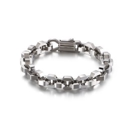 Bracciale Alla Moda Geometrico Da Uomo In Titanio Tide Accessories