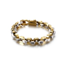 Bracciale Alla Moda Geometrico Da Uomo In Titanio Tide Accessories