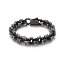Bracciale Alla Moda Geometrico In Titanio Da Uomo