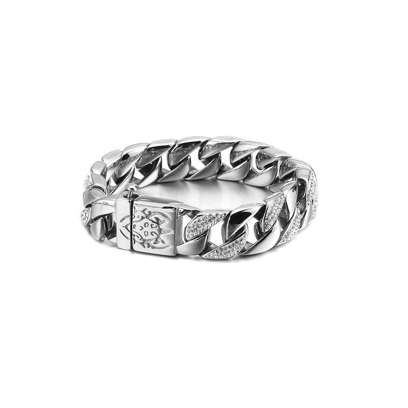 Bracciale Da Uomo Alla Moda Con Diamanti Bracciale Da Uomo Alla Moda Con Diamanti