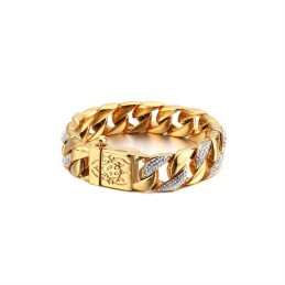 Bracciale Da Uomo Alla Moda Con Diamanti