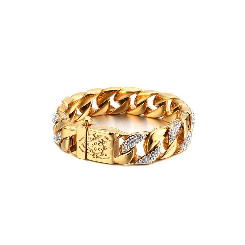 Bracciale Da Uomo Alla Moda Con Diamanti Bracciale Da Uomo Alla Moda Con Diamanti
