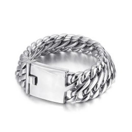 Bracciale In Titanio Da Uomo Alla Moda Hip Hop Rock