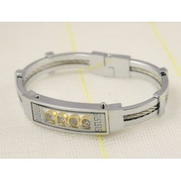 Braccialetti Da Uomo In Titanio Con Diamanti