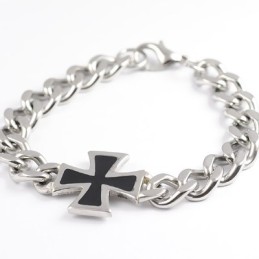 Braccialetti Con Croce In Titanio Da Uomo