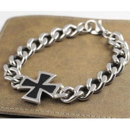 Braccialetti Con Croce In Titanio Da Uomo