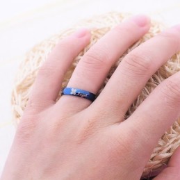 Anello Destro Per Coppie In Titanio