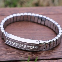 Braccialetti Da Uomo In Titanio Con Diamanti