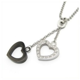 Collana Con Ciondolo A Forma Di Cuore Con Diamanti, Regalo Di Moda