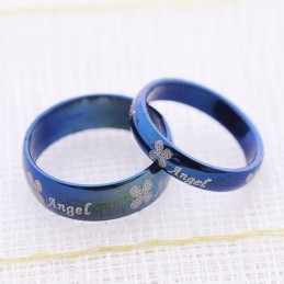 Anello Destro Per Coppie In Titanio