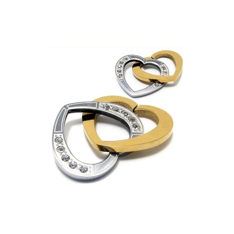 Collana Con Ciondolo A Forma Di Cuore In Titanio E Diamanti Collana Con Ciondolo A Forma Di Cuore In Titanio E Diamanti