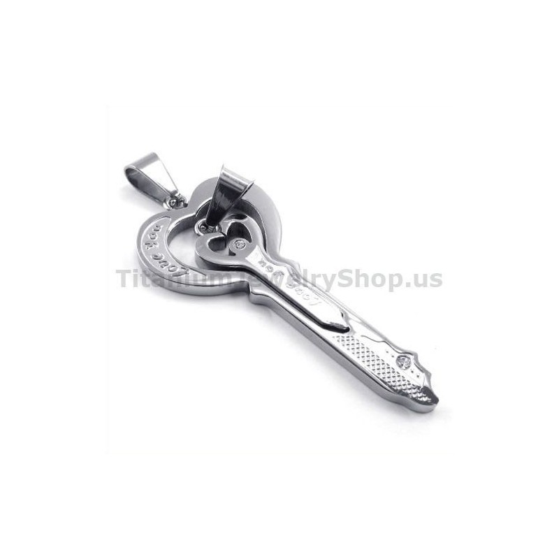 Ciondoli Con Chiave Love Titanium Lovers - Catene Gratuite Ciondoli Con Chiave Love Titanium Lovers - Catene Gratuite