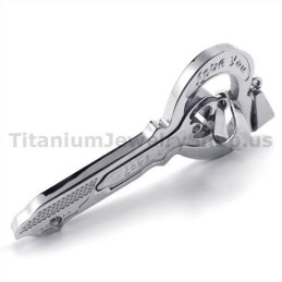 Ciondoli Con Chiave Love Titanium Lovers - Catene Gratuite