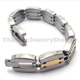 Bracciale Da Uomo In Titanio Con Diamanti
