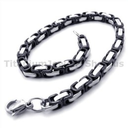Bracciale Da Uomo In Titanio Nero