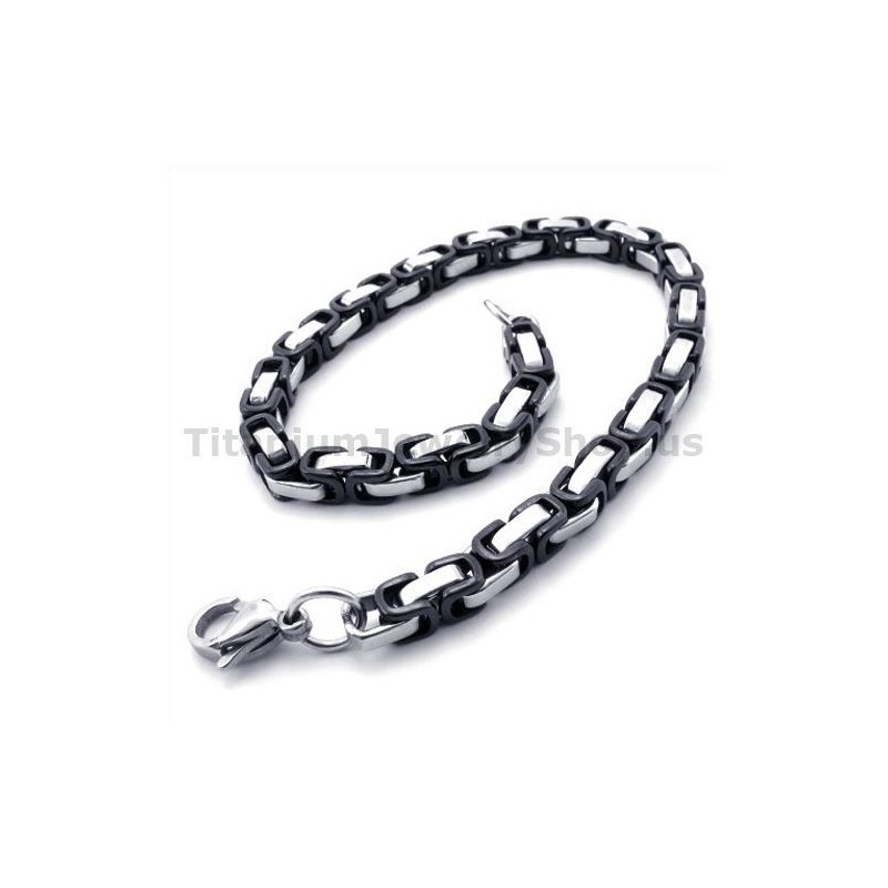 Bracciale Da Uomo In Titanio Nero Bracciale Da Uomo In Titanio Nero