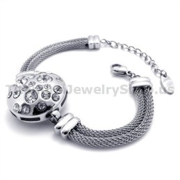 Bracciale Da Donna In Titanio Con Diamanti