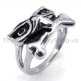 Anello Teschio In Titanio