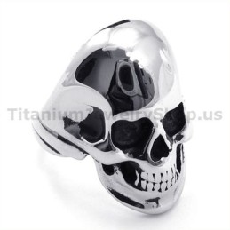 Anello Teschio In Titanio