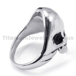Anello Teschio In Titanio