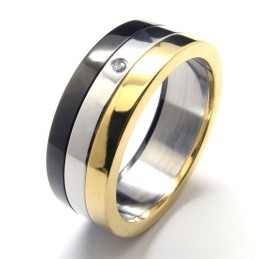 Anelli In Titanio E Oro