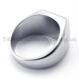 Anello In Titanio Con Zircone