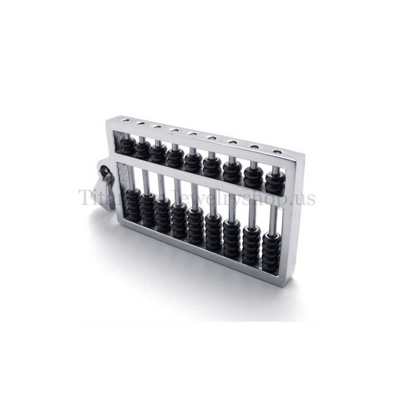 Ciondolo In Titanio Abacus Nero Ciondolo In Titanio Abacus Nero
