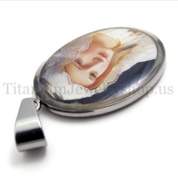 Ciondolo In Titanio Della Serie Madonna