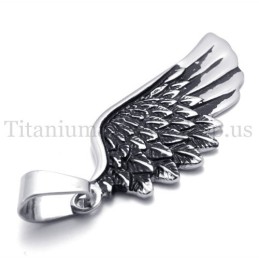 Ciondolo In Titanio Puro Da Uomo Modello Wings
