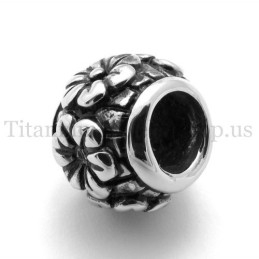 Ciondolo In Titanio Con Perlina Fortunata