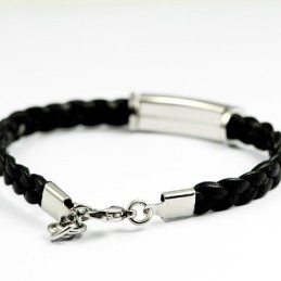Bracciale In Pelle Di Titanio Fine Edition