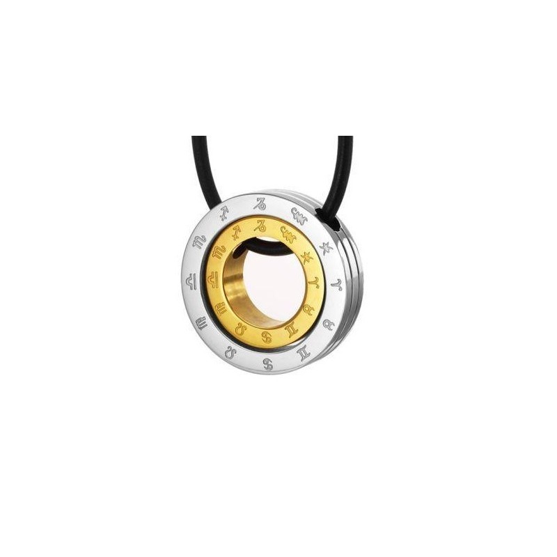 Ciondolo E Collana In Titanio Puro Con Segni Zodiacali Ciondolo E Collana In Titanio Puro Con Segni Zodiacali