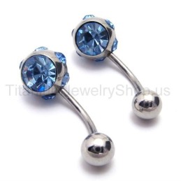 Orecchini Sottili In Argento Con Diamanti Blu In Titanio