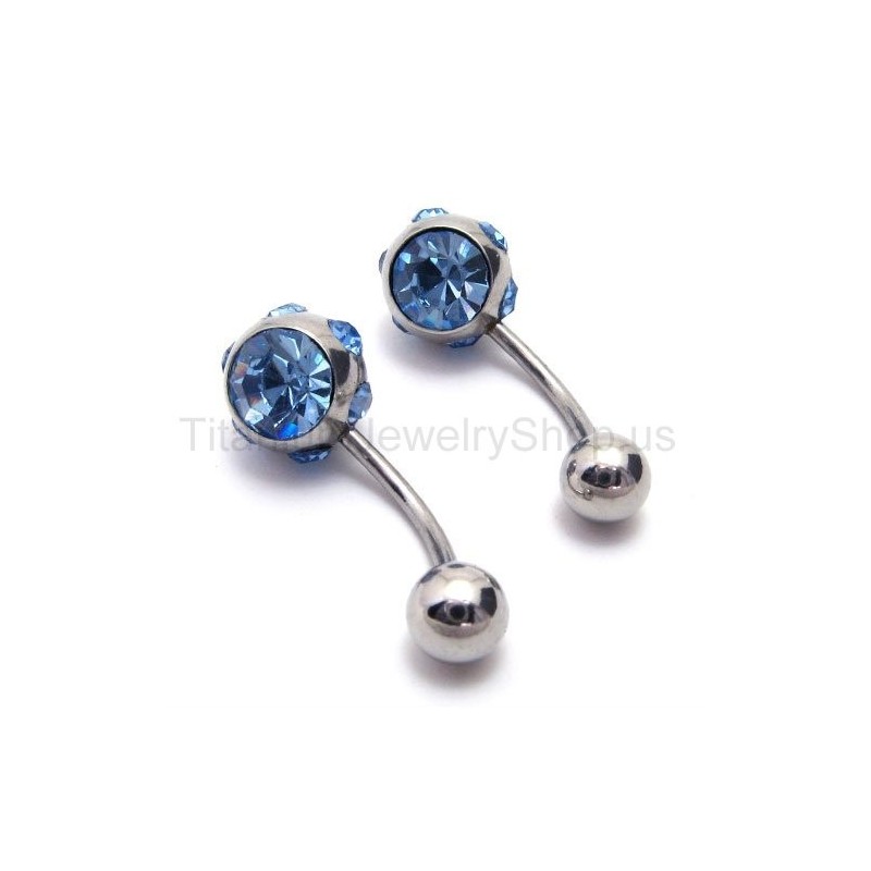Orecchini Sottili In Argento Con Diamanti Blu In Titanio Orecchini Sottili In Argento Con Diamanti Blu In Titanio