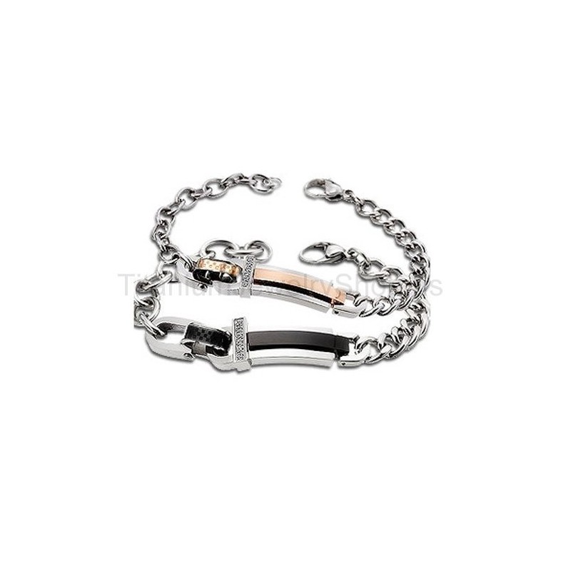Braccialetti Love Forever Titanium Lovers Braccialetti Love Forever Titanium Lovers