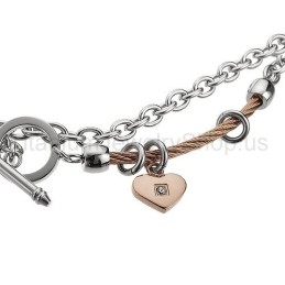 Bracciale In Titanio Sweetheart Cable