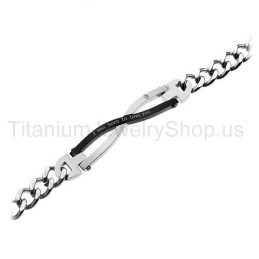 Braccialetti In Titanio "I Was Born To Love You"