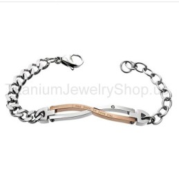 Braccialetti In Titanio "I Was Born To Love You"