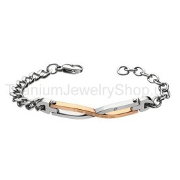 Braccialetti In Titanio "I Was Born To Love You"