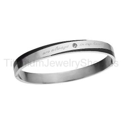 Braccialetti In Titanio Per Amanti "Sei Sempre Nel Mio Cuore"
