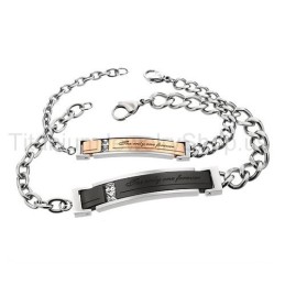 Braccialetti The Only One Forever Titanium Lovers