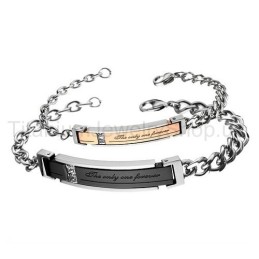 Braccialetti The Only One Forever Titanium Lovers