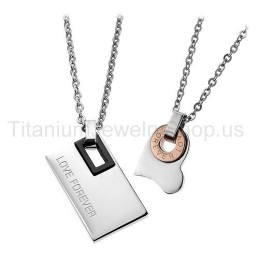 Ciondoli Love Forever Titanium Lovers