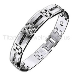 Bracciale In Titanio Da 8 Pollici